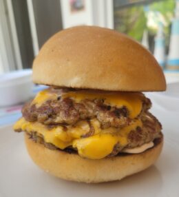 Daddy Oklahoma Style Double Smashburgere