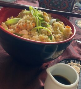 Egg fried rice, Tojásos rizs