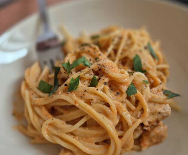 zöldséges spagetti