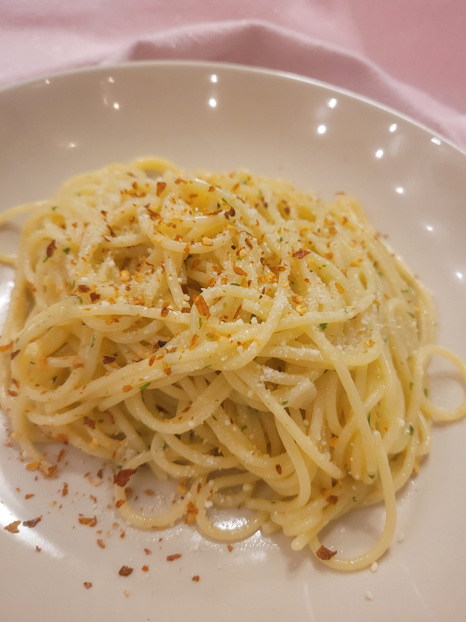 Aglio e olio Spaghetti
