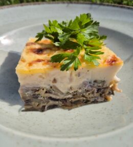 Tejszínes-gombás lasagne, a krémes kényeztetés