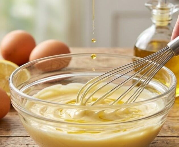Homemade Mayonnaise Technique
