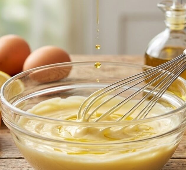 Homemade Mayonnaise Technique