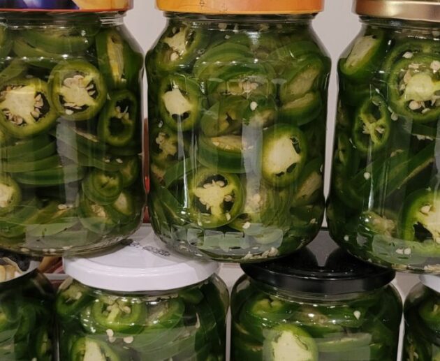 Homemade Pickled Jalapeños
