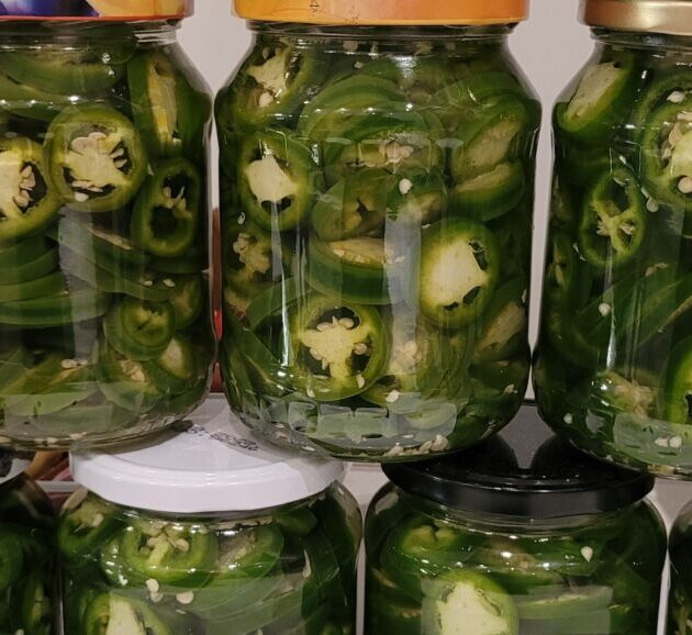 Homemade Pickled Jalapeños
