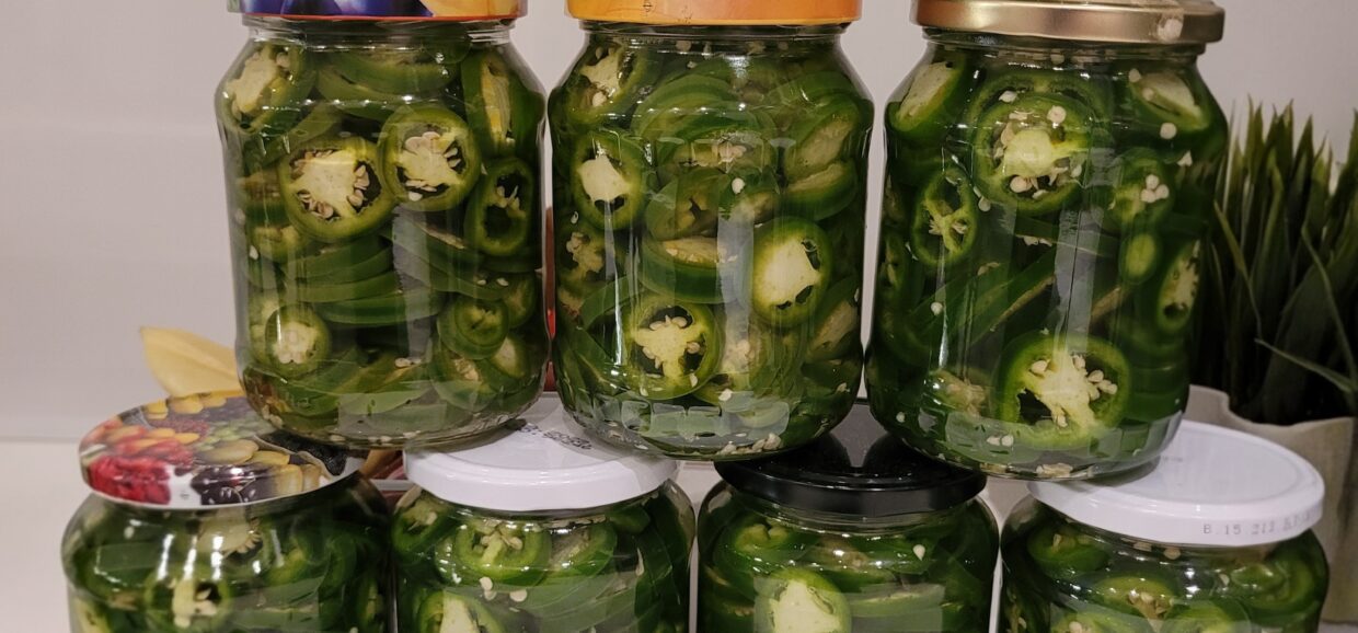 Homemade Pickled Jalapeños