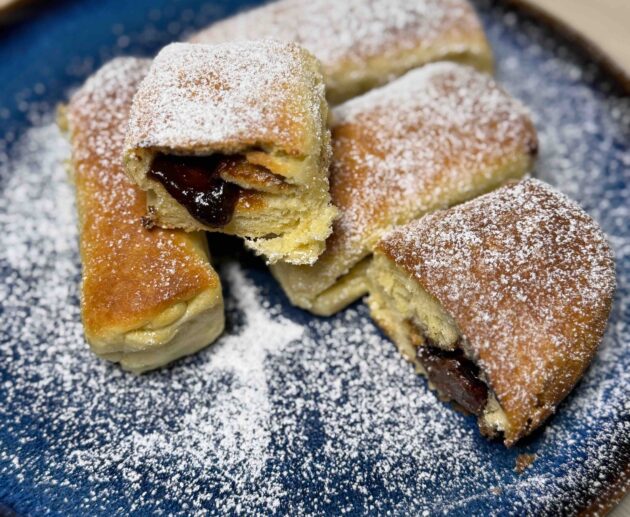 Plum Jam and Nutella Buns