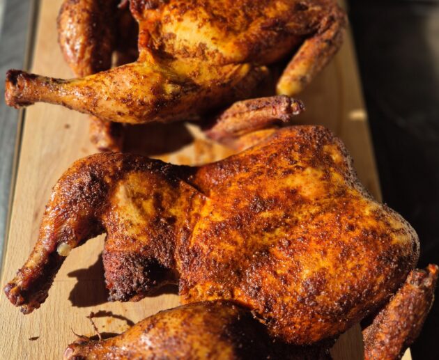 Smoked Spatchcock Chicken