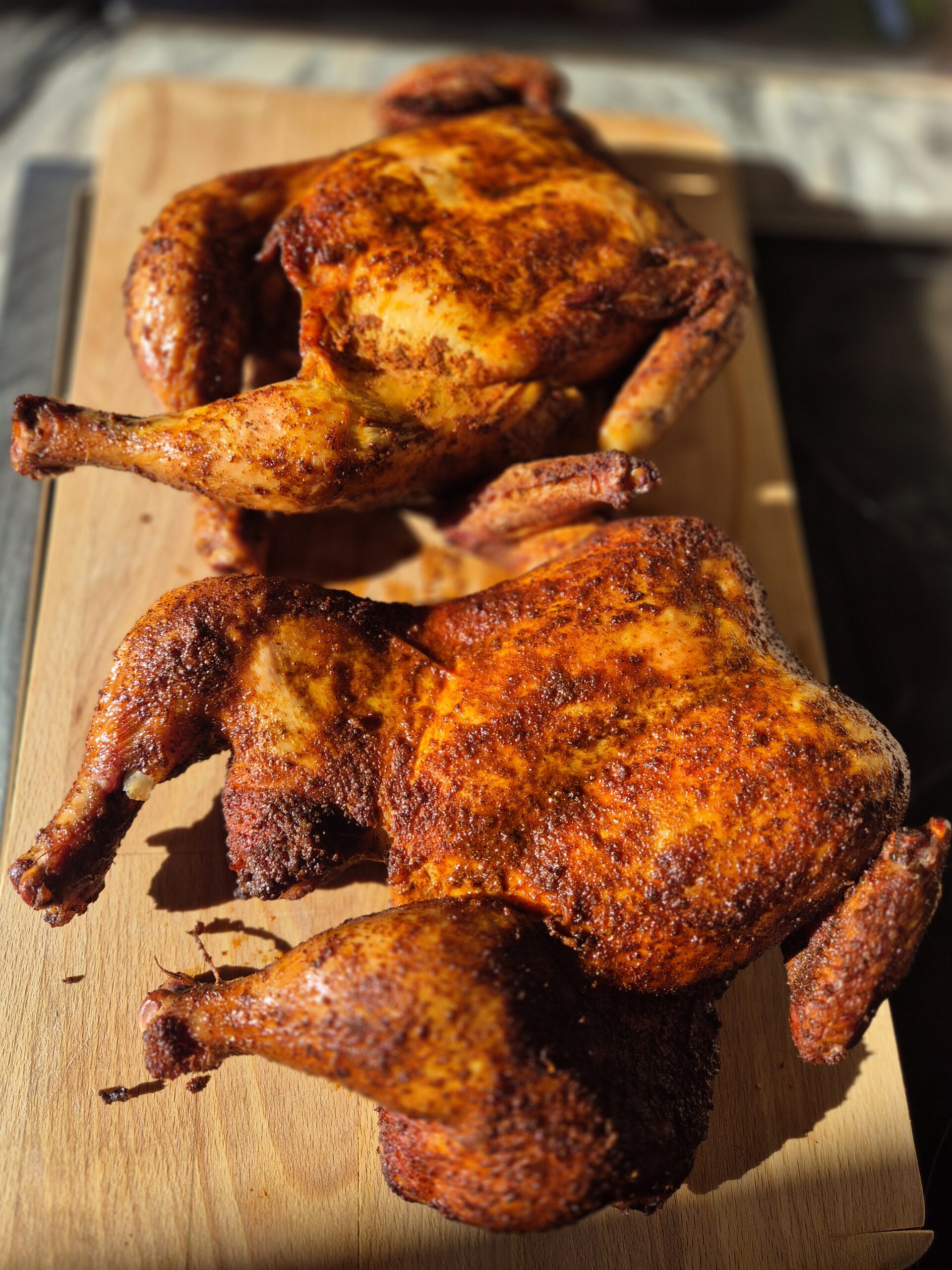 Smoked Spatchcock Chicken