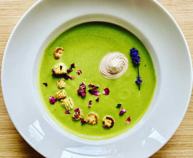 Avocado cream soup