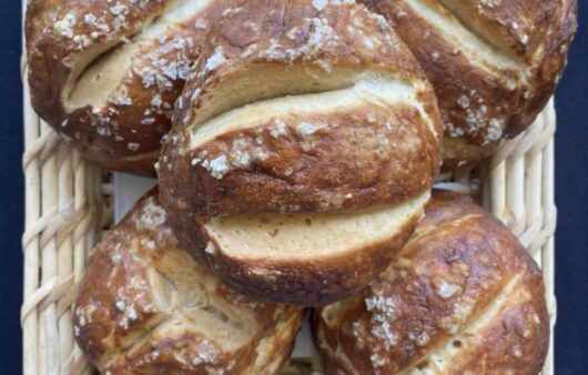 Pretzel burger buci recept