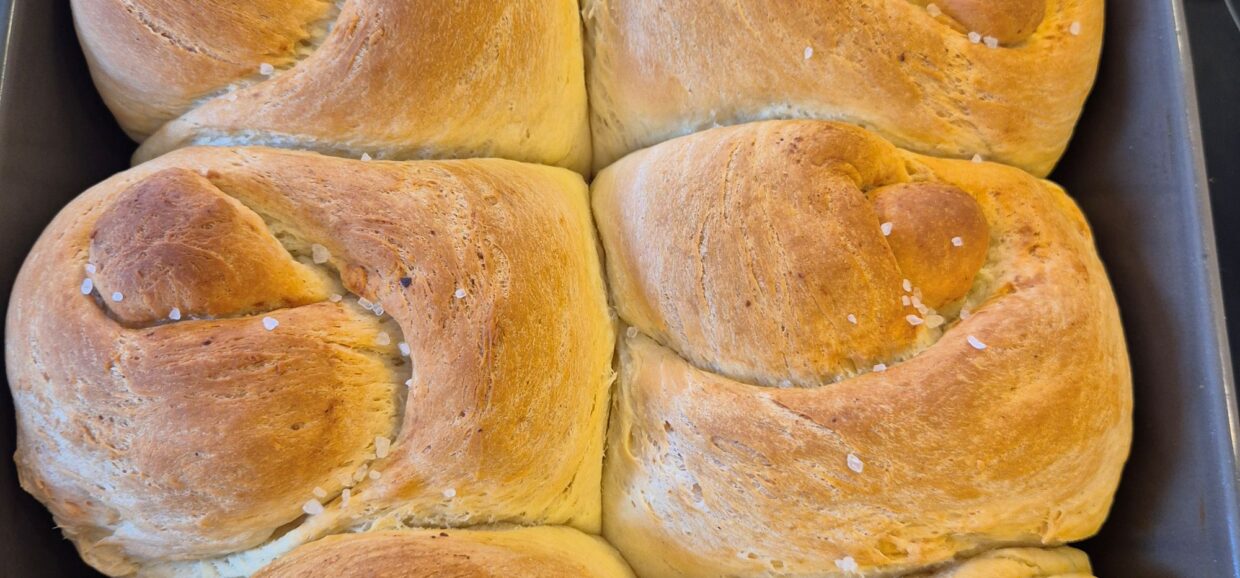 Sváb knédli tepsiben