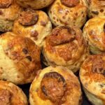 kolbászos sajtos pogácsa recept