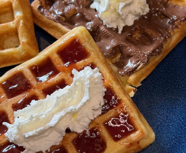vanilla waffle recipe