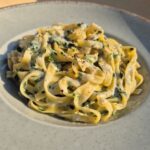 Krémes spenótos tagliatelle