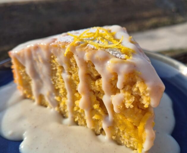 Citromos polenta torta